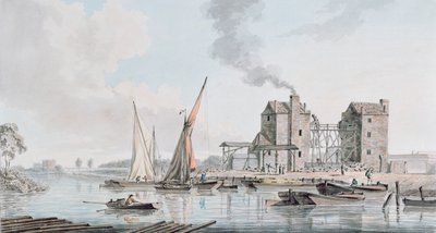 View of the Water Engine at Pimlico by John Thomas Serres